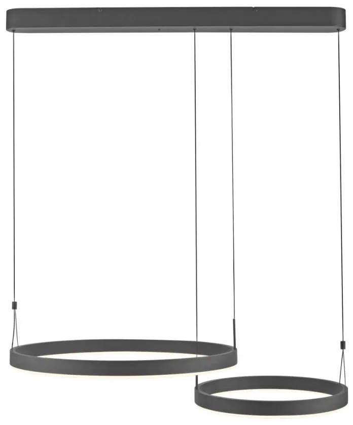 ZUMA LINE 2360-18 Modern Led Függesztett Lámpa Fekete LED IP20