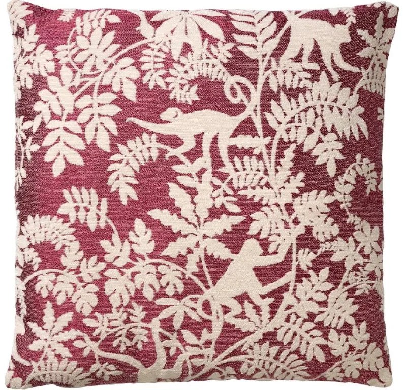 Dekoratív párnahuzat ABU MERLOT 45x45 cm, bordó