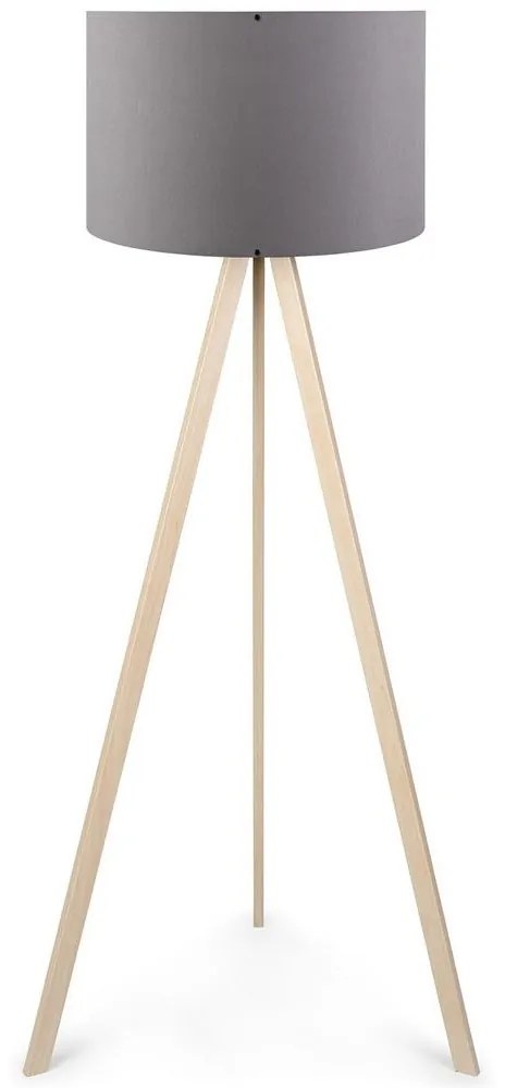 Állólámpa AYD 1xE27/60W/230V szürke/bézs