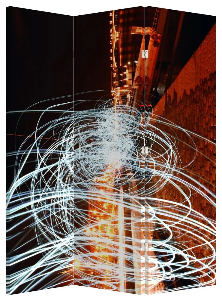 Paraván - Fényhullámok (126x170 cm)