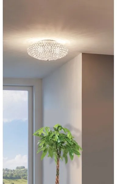 Eglo 95285 - Mennyezeti lámpa CLEMENTE 3xE27/60W/230V