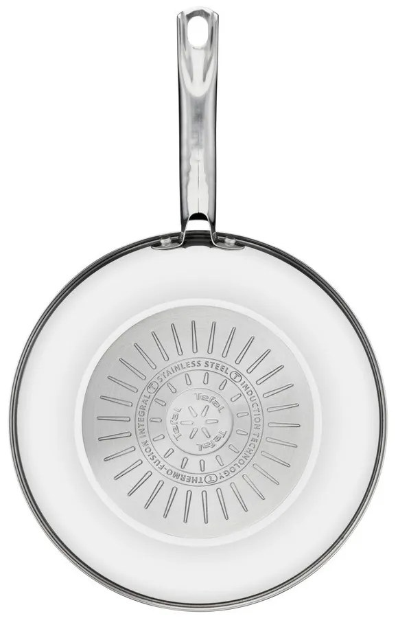 Wok rozsdamentes acél serpenyő tapadásmentes felülettel ø 28 cm Intuition B8171944 – Tefal