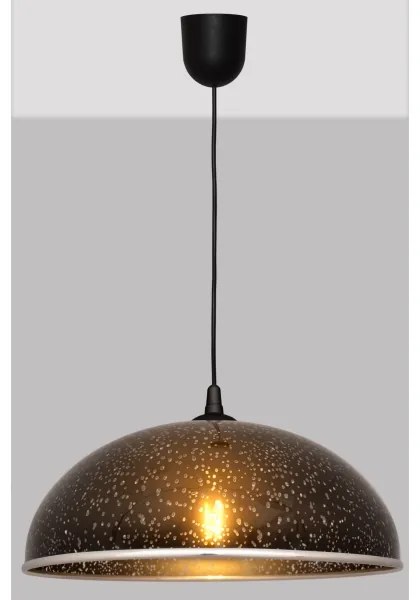 Csillár zsinóron CIRCLE 1xE27/15W/230V fekete