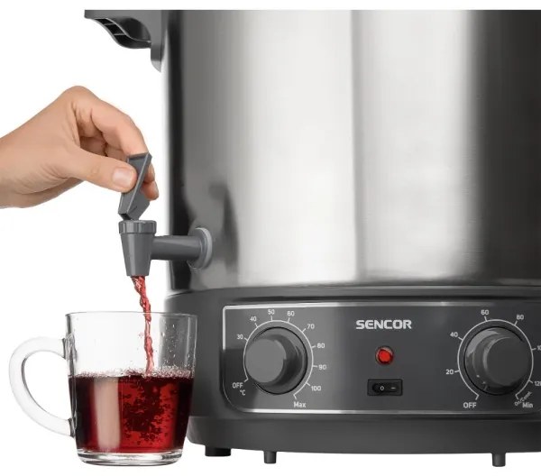 Sencor - Befőzőedény 27 l 1800W/230V rozsdamentes acél/szürke