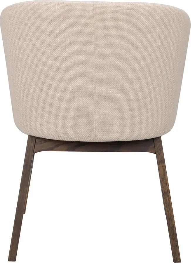 Bézs kárpitozott étkezőfotel szett 2 db-os Windham – Rowico