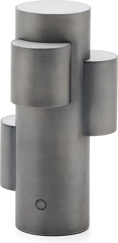 Fekete fém LED dimmelhető asztali lámpa (magasság 26,5 cm) Adrina – Kave Home