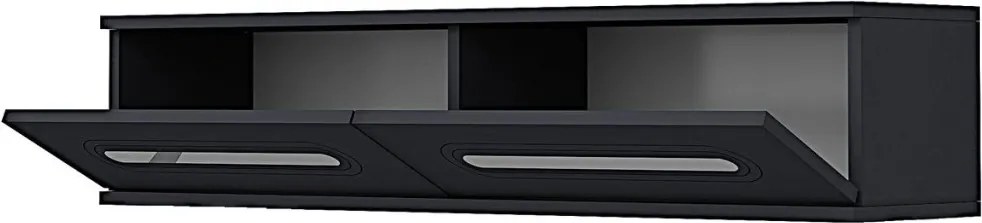 Rany komód, antracit-ezüst, 120 cm – TR555CHM1625
