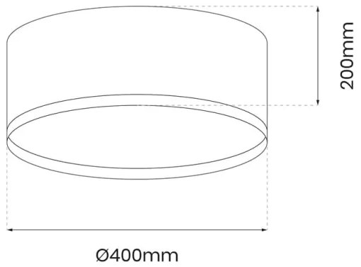 LED Mennyezeti lámpa RONDO LED/18W/230V fekete