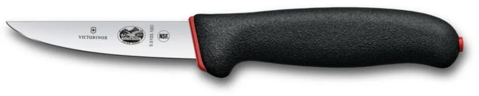 Victorinox - Konyhai zöldségkés DUAL GRIP 10 cm fekete