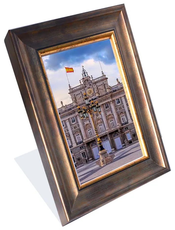 Madrid képkeret bronz 10 x 15 cm