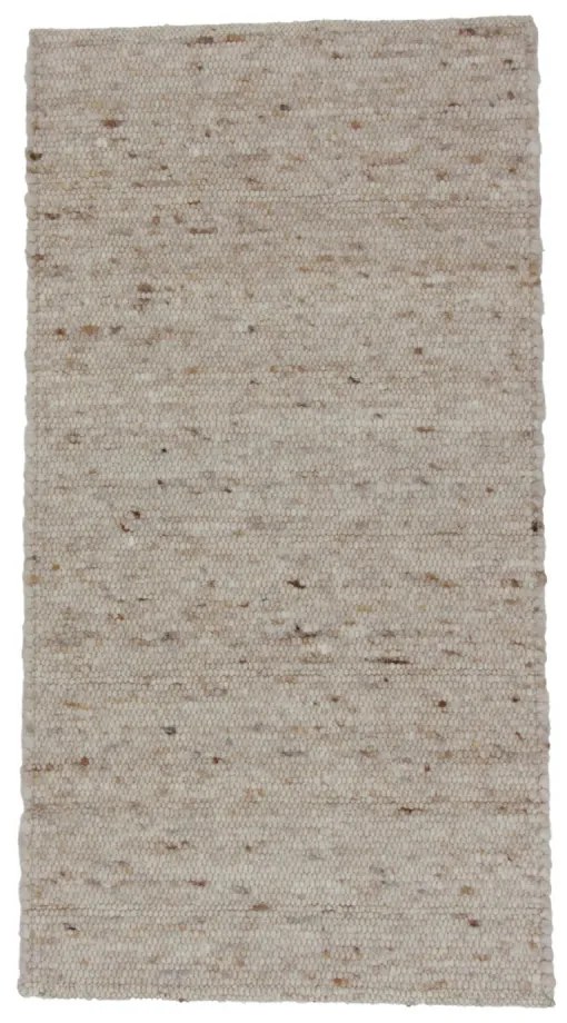 Vastag gyapjú szőnyeg Rustic 72x134 kézi és gépi szövésű gyapjú szőnyeg