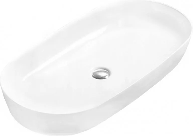 Mexen Suzana 81 x 41 cm-es, fehér pultra szerelhető mosdó - 21698100