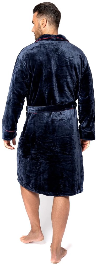 Fürdőköpeny Roger Navy Red Men m