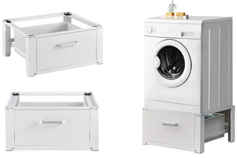 Fiókos mosógéptartó állvány