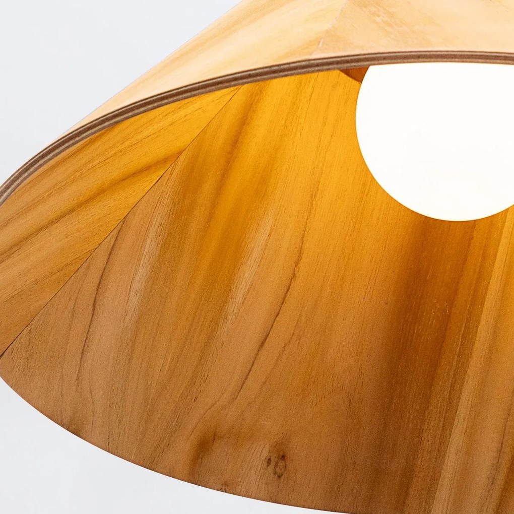 Quintiesse modern skandináv függeszték conical fa elsqn-conical-pmteak