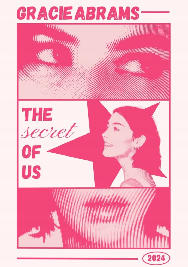 Poszter 21x30 cm A4 Gracie Abrams Nyomtatott Ajándék