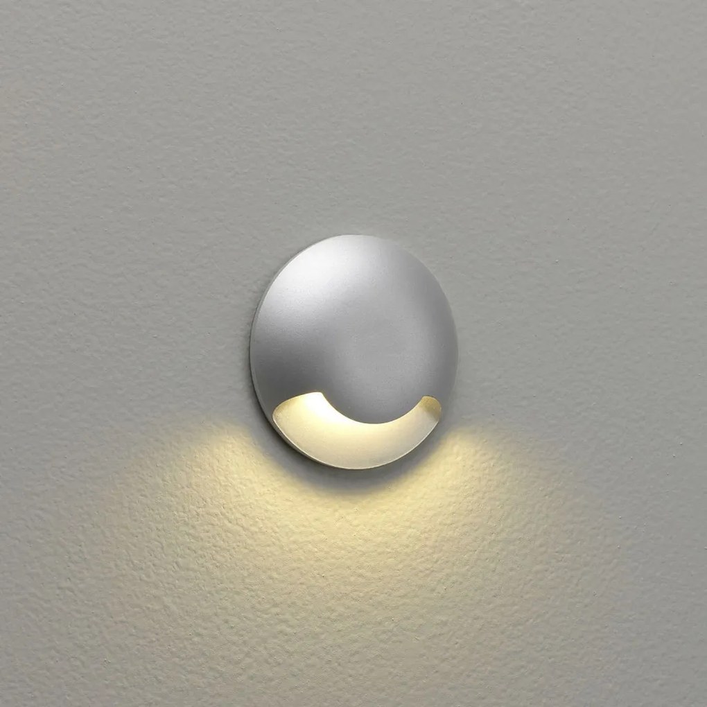 ASTRO LIGHTING 1202004 BEAM Modern Kültéri Fali Lámpa Ezüst Matt LED IP67