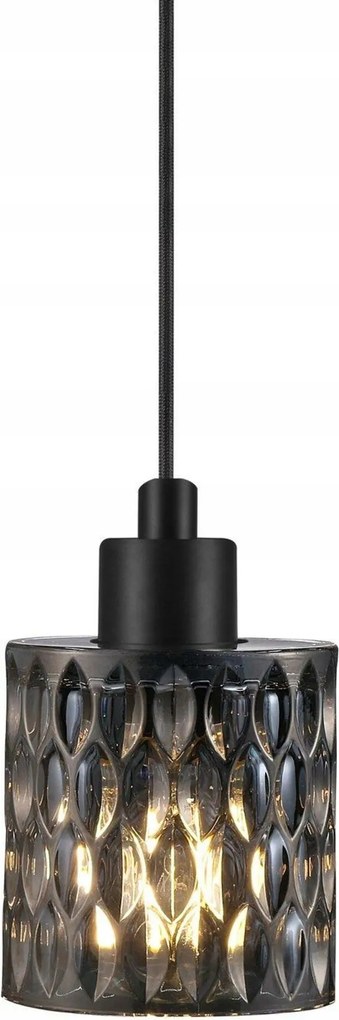 Nordlux függeszték Hollywood füst, fúvott üveg, E27, 18cm