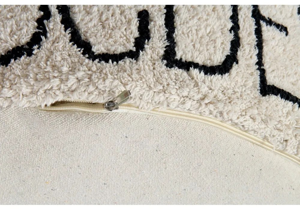 Krémszínű gyerek babzsákfotel ABC – Lorena Canals