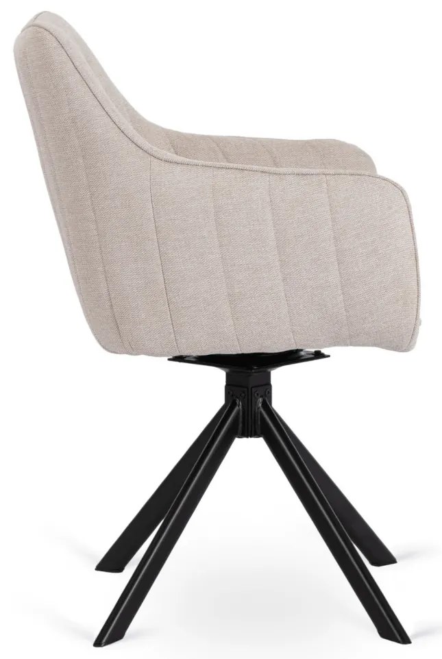 Forgó Étkezőszék Krém Színben. MUMBAI