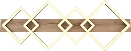 Globo 67294D3 Mennyezeti lámpa fém fekete matt, MDF fa sötét, műanyag fekete matt, műanyag fehér, HxSzxM: 820x310x85mm, LED 30W 230V, 3350lm forrás, 1700lm kimenet, 3000K