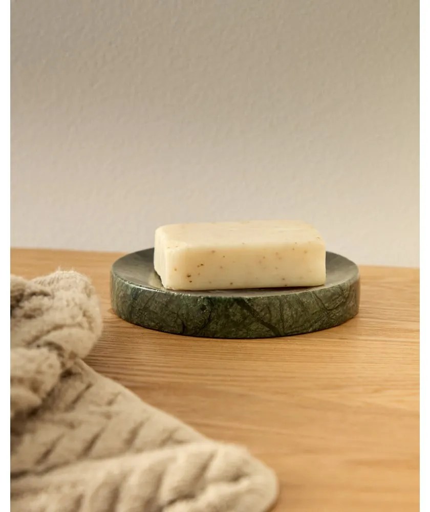 Sötétzöld márvány szappantartó Elenei – Kave Home