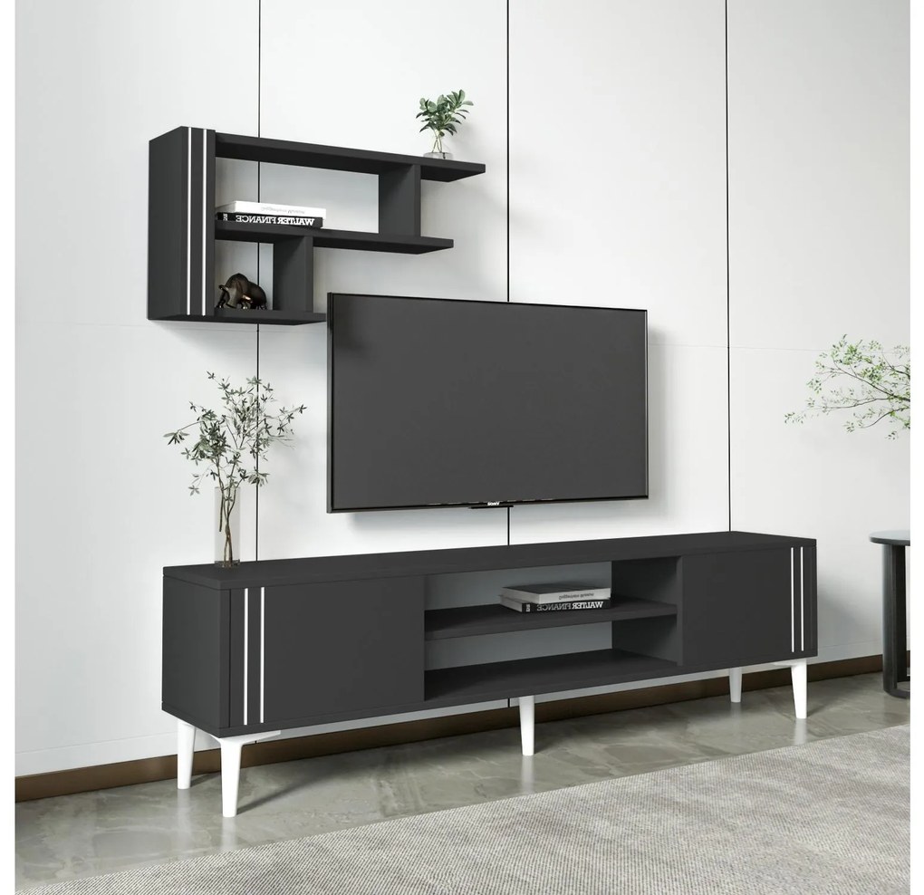 Nappali fal Snowden set (antracit) . 1102582
