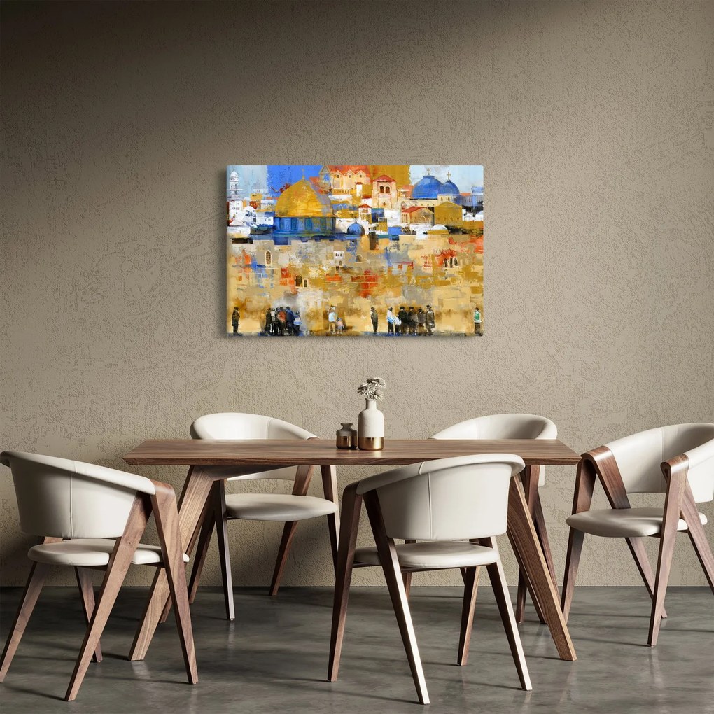 Kép - siratófal, Jerusalem, Israel (90x60 cm)