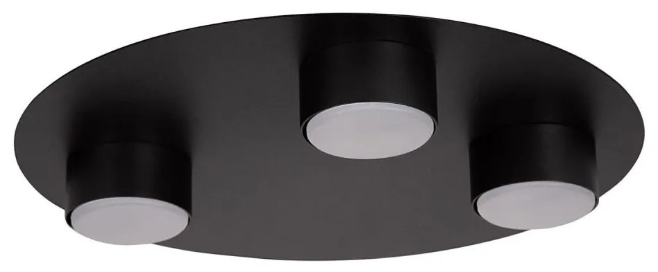 Mennyezeti lámpa STAR 3xGX53/12W/230V fekete