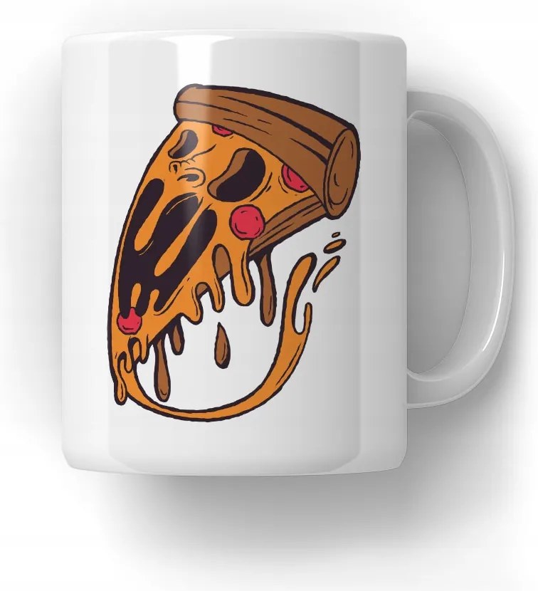 Bögre Monster Pizza Halloween Ajándék Barátnőnek