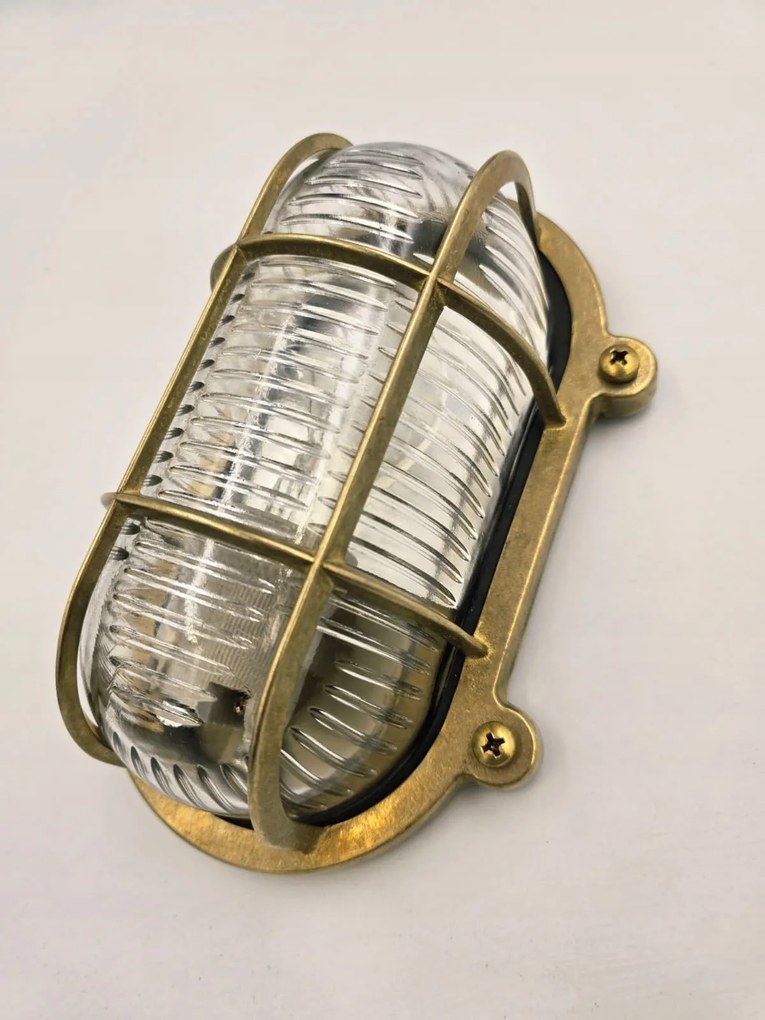 E57 Eco Brass sárgaréz lámpatest, E27-es üvegbúra izzóhoz