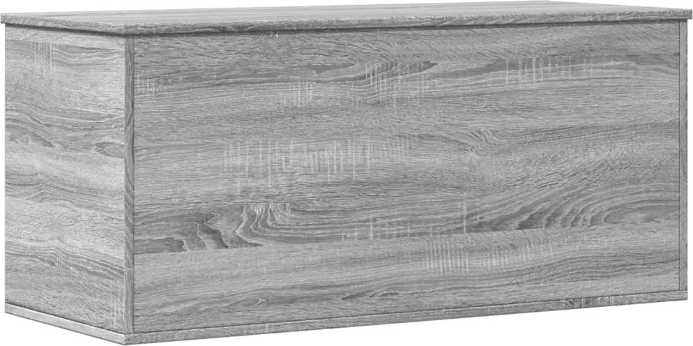 vidaXL szürke sonoma szerelt fa tárolóláda 100x42x46 cm