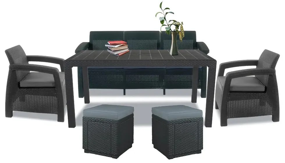 Corfu Love max duo cube kerti bútor garnitúra