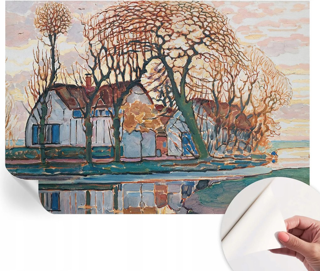 Fotótapéta Öntapadós Dekoratív tapéta Idilli tájkép 312x219 cm