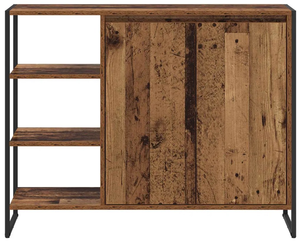 Oldalsó szekrény Öreg fa 96.5 x 30 x 75 cm Faanyag