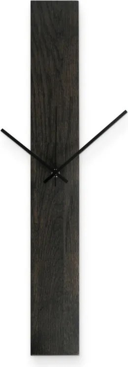 Elegáns falióra sötét tömör tölgyfából - DARKA