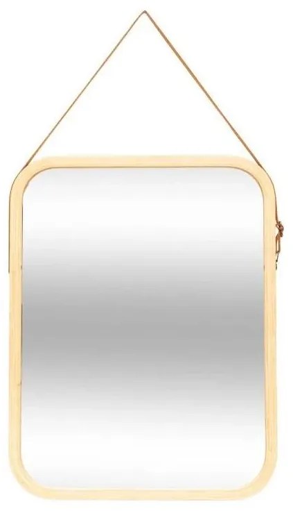 5five - LOFT fali tükör 45x35 cm bambusz