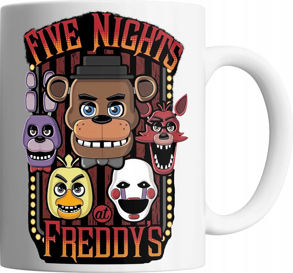 Bögre 330ml Five Nights At Freddy's Bonnie Fnaf Játék Ajándék Név