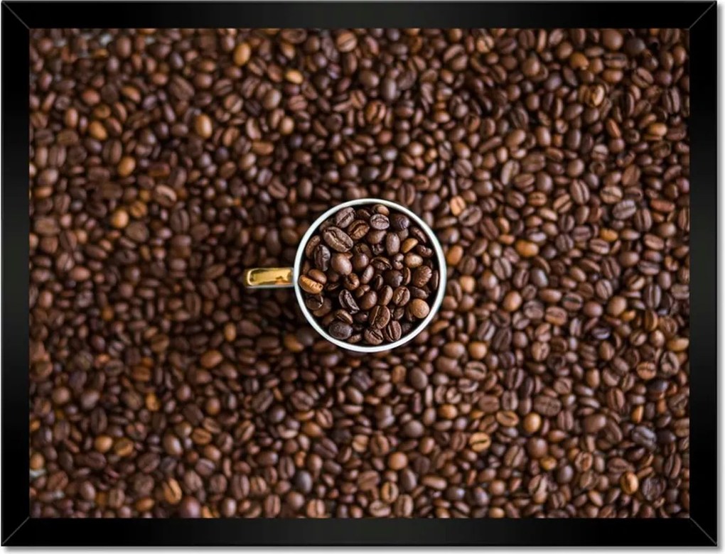 Poszterek keretben 40x30 Kávébab