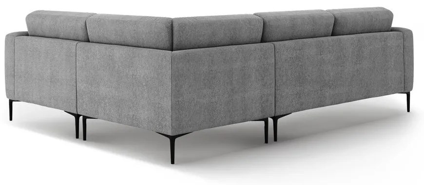 Szürke sarokkanapé (jobb oldali-L alakú) Bemy – Micadoni