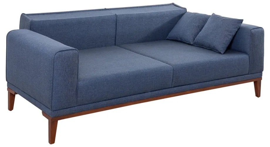 Sötétkék kinyitható kanapé 223 cm Liones – Artie