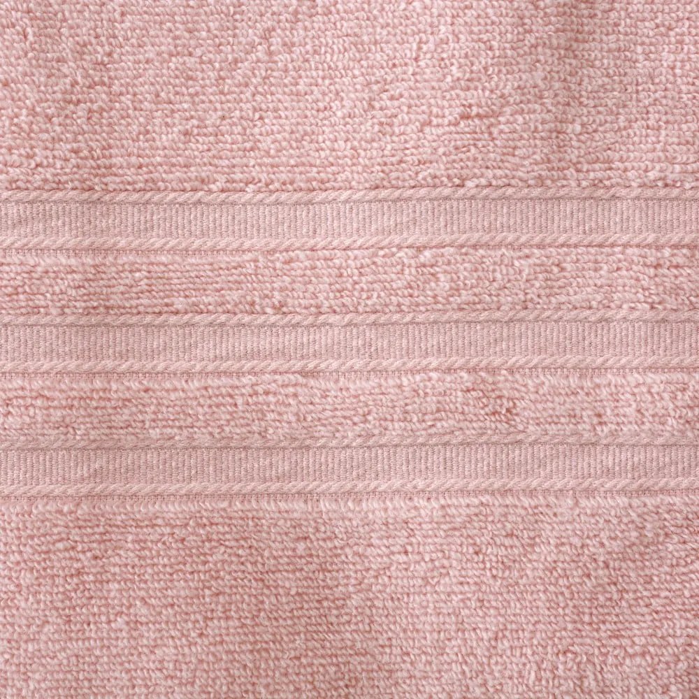 Világos rózsaszín frottír pamut fürdőlepedő szett 2 db-os 90x140 cm Zero Twist – Catherine Lansfield