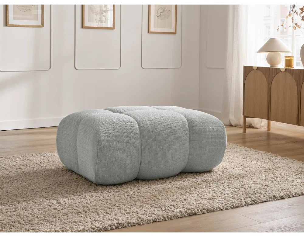 Világosszürke zsenília lábtartó Ivane – Bobochic Paris