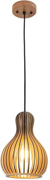 Tömör fa lámpa E27 / 200 - WRE111