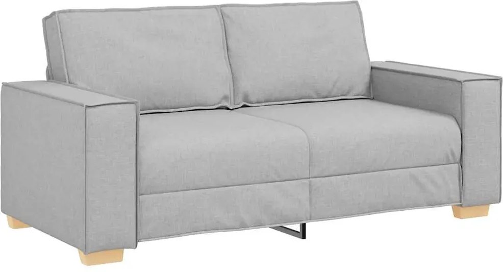 vidaXL kétszemélyes, felhőszürke szövetkanapé 180x78x84 cm