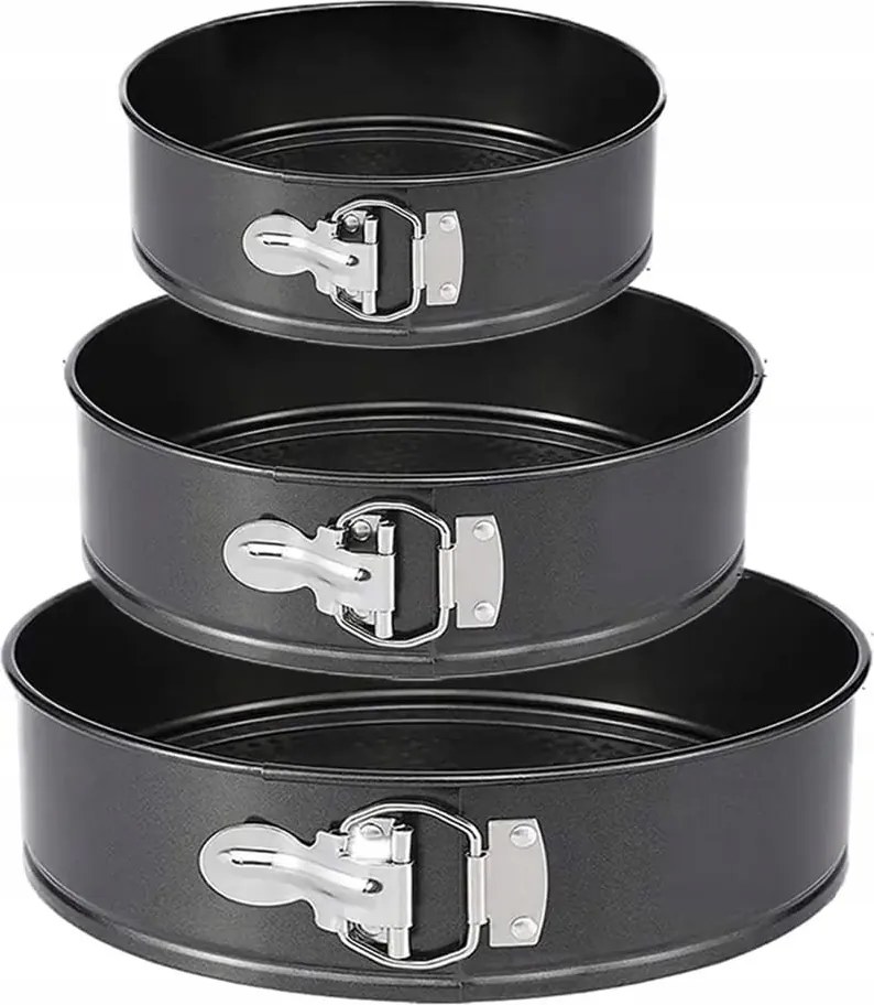 3db Tortaforma tepsi sütőforma 20/22/24