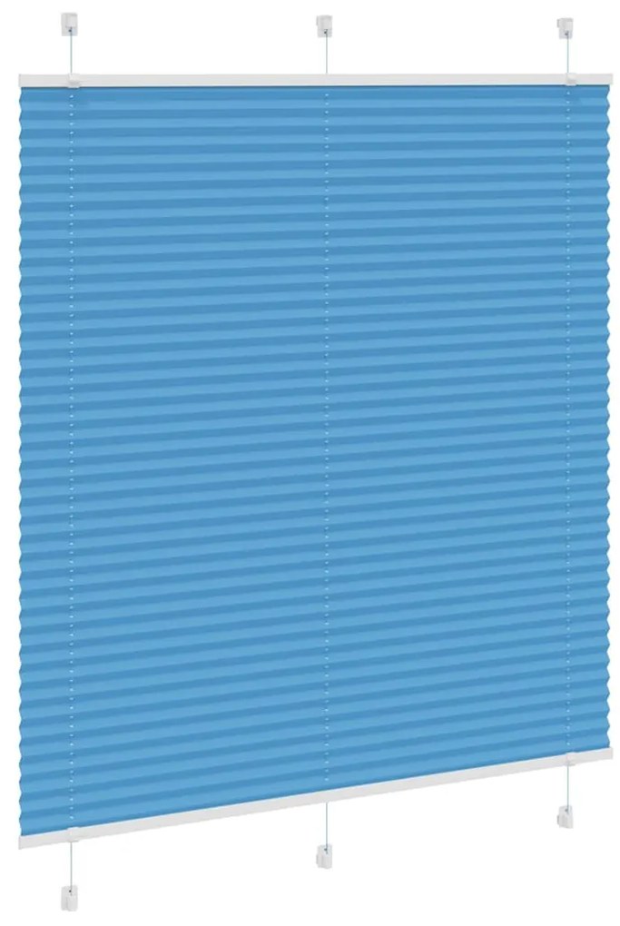 pliszírozott redőny kék 115x100 cm szövetszélesség 114,4 cm