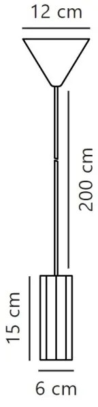 Nordlux - Csillár zsinóron ALANIS 1xGU10/15W/230V