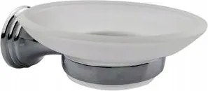 Fürdőszobai üvegszappantartó Bisk one króm