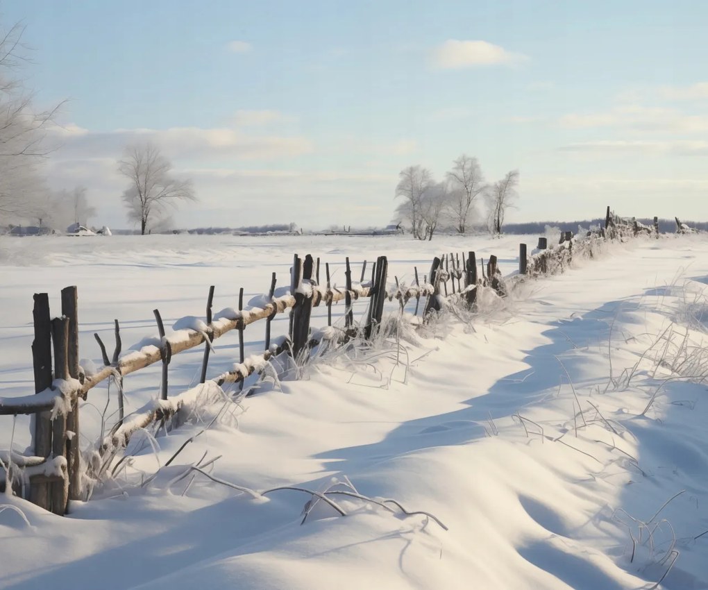 Poszter 60x50cm Hóország nyugalma